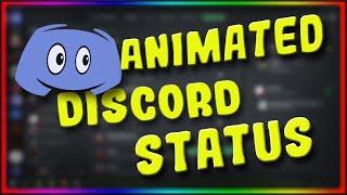 How To Animate Discord Status || animated discord status || Custom Discord status! || Discord ||