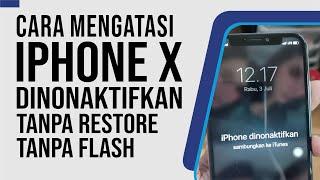 Cara Mengatasi iPhone X dinonaktifkan Karena Lupa Passcode atau Kunci Layar