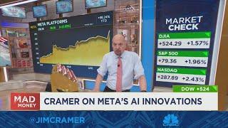 Cramer on Meta's A.I. innovation and stock surge