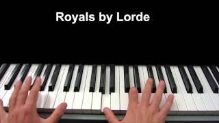 Lorde - Royals - Piano Tutorial & Sheets