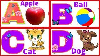 A For Apple B For Ball I Abcd Song I Abcd Rhymes I Abc Song Nursery Rhymes  phonics song