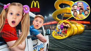 Do Not Order Diana and Roma, Ryan's World, Vlad and Niki, LankyBox Happy Meal from McDonalds at 3AM!