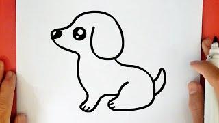 HOW TO DRAW A CUTE PUPPY