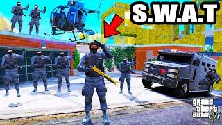 Franklin Upgrade His House To SWAT Headquarters In GTA 5 | SHINCHAN and CHOP