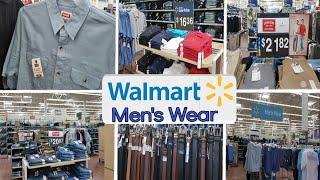 WALMART MEN'S WEAR STORE WALKTHROUGH | WALMART SHOP WITH ME | WALMART CLOTHING HAUL