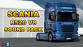 |ETS2 1.50| 2014 Scania R520 V8 Sound Pack by Rudi