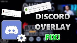 Discord Overlay Fix + Response To Questions!