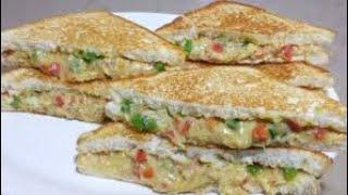 Chicken Vegetable Sandwich / Best Sandwich / Quick & Healthy Recipe / Kids Lunchbox Recipe