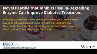 FASEB Journal Video Abstract: Novel Peptide Can Improve Diabetes Treatment