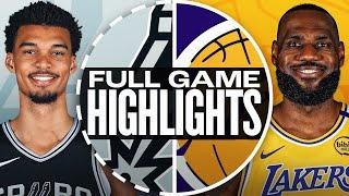 SPURS at LAKERS | FULL GAME HIGHLIGHTS | January 13, 2025