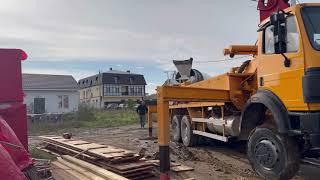 Заливаем плиту перекрытия в доме в Витязево