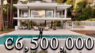 Inside €6,500,000 Ultra Modern home in Marbella with Incredible views !