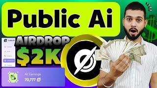 Public Ai Airdrop - New DePin Ai Extension Mining Node - Join Super Early Phase