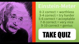 Einstein Meter Trivia Quiz