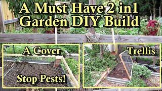 A 2 in 1 Garden Crop Protector & Garden Trellis: A Versatile, Inexpensive, and Easy DIY Project!