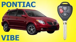 Понтиак Вайб изготовление дубликата чип ключа зажигания в Минске Pontiac Vibe Remote Key Programming