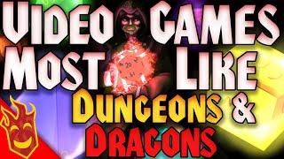 Top Ten Video Games Like D&D