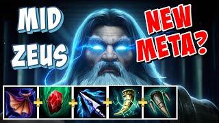 ZEUS MID - LIFESTEAL IS SO MUCH FUN! - SMITE SEASON 9