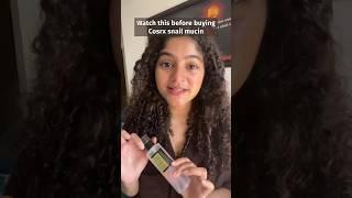 Watch this before buying Cosrx snail mucin essence #youtubeshorts #cosmetologist #skincare