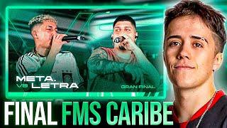 GAZIR REACCIONA A LETRA VS META  FINAL FMS CARIBE ‍️