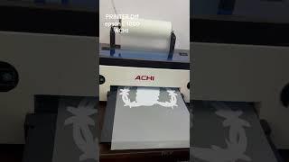 DTF printing From Design to customized prints for T-shirt Hat Clothe By ACHI  DTF Roll Printer#dtf