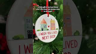 Best Friends Gifts Ceramic Ornament | Teezwonder #shorts #christmas #gift #ornaments #teezwonder