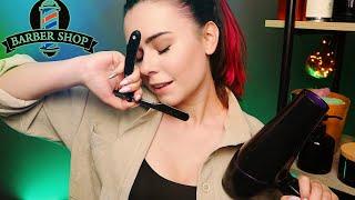 АСМР ТВОЙ ЛЮБИМЫЙ БАРБЕР  СТРИЖКА И БРИТЬЕ | ASMR YOUR FAVOURITE BARBER