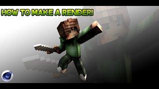 How to Make a Minecraft C4D Render!