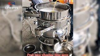 Application of Juice Vibrating Filter Sieve