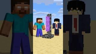 HELP Herobrine To Power Up And Split The Bedrock #friendship #shorts #trending #anime