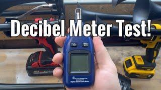 Impact Train Horns decibel meter test!!