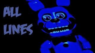 Bonnie Puppet (BonBon) | All Voicelines with Subtitles | FNaF Sister Location