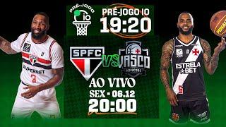 Pré-jogo io.bet + São Paulo x R10 Score Vasco | NBB CAIXA 2024/25 | 06/12/2024 | Com imagens | 20h