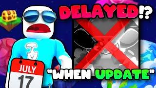 HUGE Update DELAYED In Bubblegum Simulator Infinity!? (RELEASE?) 