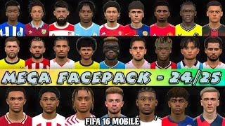 SPECIAL MEGA FACEPACK | +100 EXCLUSIVE FACES FOR FIFA 16 MOBILE MOD FC 24