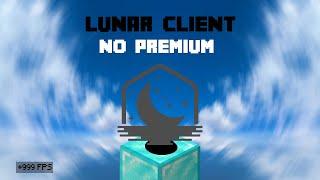 COMO INSTALAR LUNAR CLIENT NO PREMIUM 2023 | CLIENTE PARA SUBIR FPS MINECRAFT 1.8