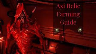 Warframe - Axi Relic Farming Guide ( Best Spots to Farm) (Still Works)