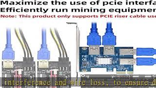 PCIe 1 to 4 Riser Card, Pcie Splitter 1 to 4 PCI Riser Card, 4 Risers into 1 PCI Card, PCIe Multipl