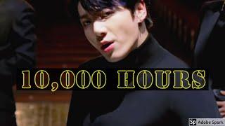 BTS Jungkook 10,000 Hours - Lyrics (Full Ver.) - Justin Bieber Cover - Dan + Shay Cover By  정국