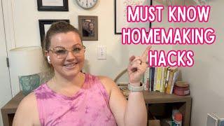 10 Basic HOMEMAKING Hacks You NEED to KNOW