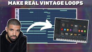 How to make vintage loops for Drake | How to make a Drake Type Beat From Scratch