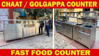 Chaat Counter – Golgappa Counter – Fast Food Counter