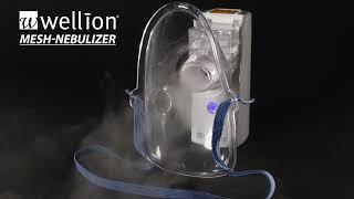 Wellion MESH-INHALATOR (mit Maske für Erwachsene / with adult mask)