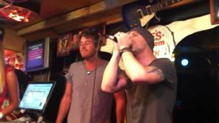 Chris Daughtry singing Karaoke at Lonnie's Western Room Nashville