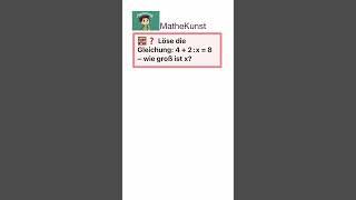 Lineare Gleichung #mathematik