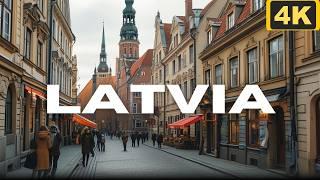 Latvia 4K POV Walking Tour: Riga Capital City Travel Video