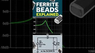 Ferrite Beads in Under A Minute #shorts #underaminute #electronics #tutorial