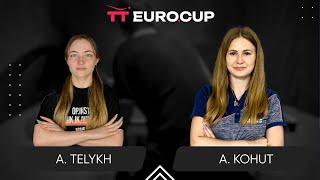 19:15 Anastasiia Telykh - Alina Kohut 27.10.2024 TT Euro.Cup Women Ukraine Star. TABLE 4