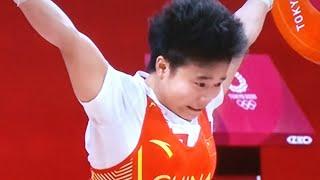 Hou Zhihui Olympic gold in weightlifting woman 49 kg Olympics Tokyo 2020