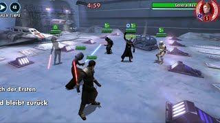 Starkiller full Omicron vs Hux First Order - 3v3 GA SWGOH